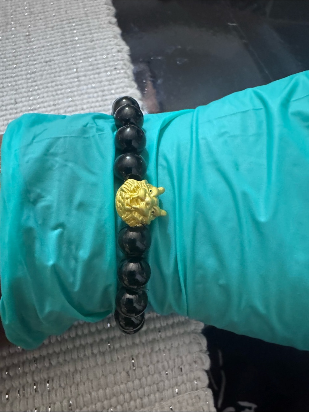 Black Jade Bracelet with Certificate for Authenticity Certified